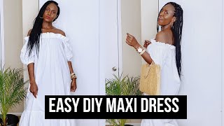 Easy DIY Maxi Dress for Beginners