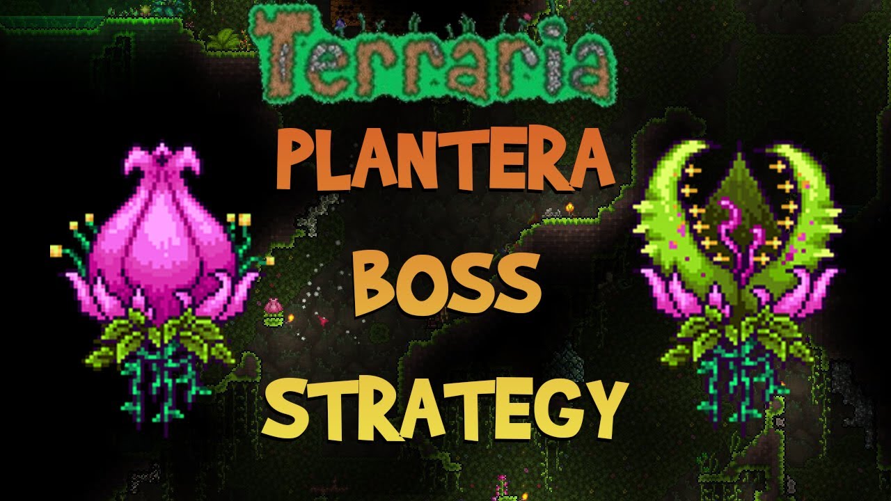 Terraria Plantera Boss Fight Guide Strategy Youtube