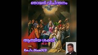 Rev.Fr. Dixon OCD ഞായർ വിചിന്തനം ( ആത്മീയ ശക്തി ) 🙏🌹🙏