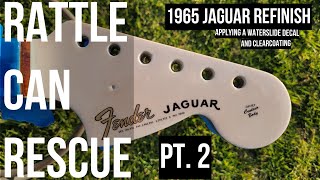 1965 Fender Jaguar REFINISH and light restoration PT.2