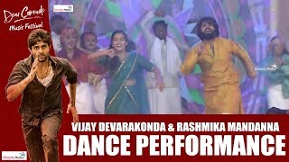 Vijay Deverakonda - Rashmika Dance Performance | Dear Comrade Music Festival | Shreyas Media |