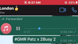 #GMR Patz x 2Busy 2 (Preview) Trades #Exclusives