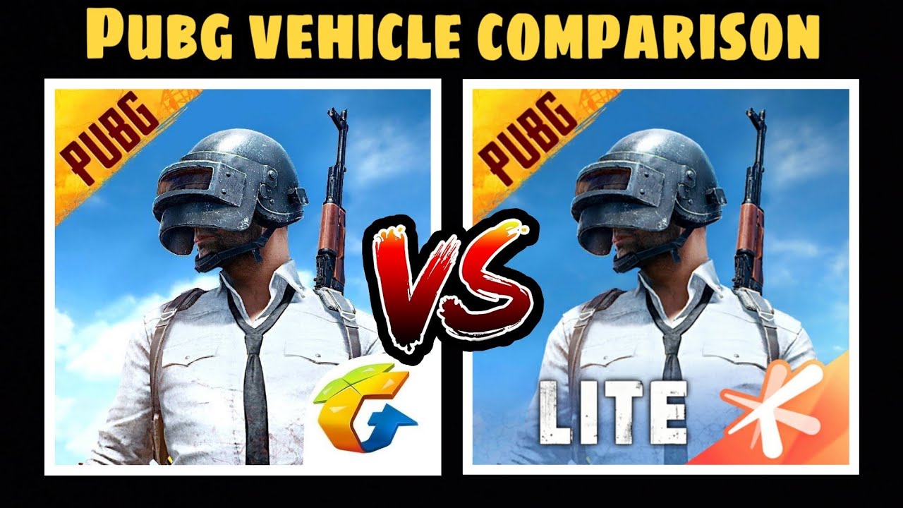 PUBG VS PUBG LITE COMPILATION | Vehicle Comparison | HD Gameplay ...