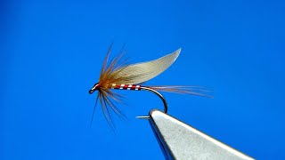 Tying a Red Spinner (Soft Hackle Wet Fly) with Davie McPhail