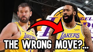 The Los Angeles Lakers Signing DeAndre Jordan means Marc Gasol is GONE? | Is this the WRONG Move?...