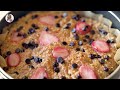 en sartén 1 taza de avena para hacer un postre delicioso en minutos auxy