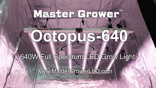 640W LED Grow Light for Full Spectrum || AL 6063 Aluminum || Octopus 640 || Master Grower💡