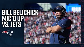 Bill Belichick Mic'd Up vs. New York Jets (New England Patriots)