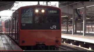 大阪環状線　201系 LB10編成　大阪駅到着