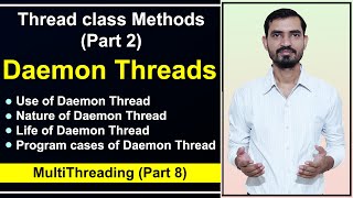 Daemon Thread in Java || Java Multithreading Interview Questions by Deepak