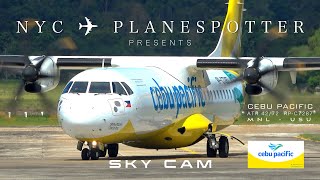 NYC Planespotter Presents:  CEBU PACIFIC ATR 42/72 SKY CAM   ✈  No. 134 (4K)