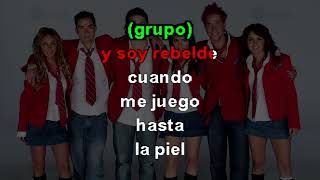 RBD - Rebelde (Male Karaoke)