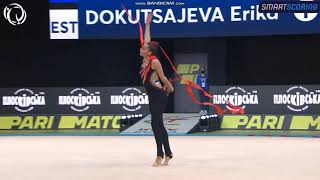 Erika DOKUTSAJEVA (EST) Ribbon AA - European Championships Kyiv 2020