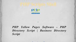 Business Directory Script | PHP Yellow Pages Software | PHP Scripts Mall