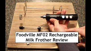 Foodville MF02 Rechargeable Milk Frother Review