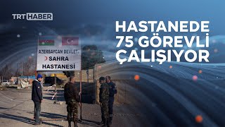 Azerbaycan Kahramanmaraş'ta sahra hastanesi kurdu