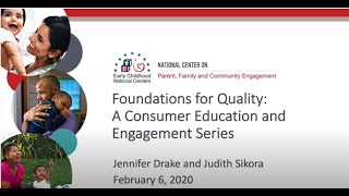 Exploring Foundations for Quality: A Consumer Education and Engagement Resource Series – Webinar 1