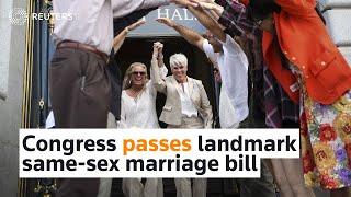 Congress passes landmark same-sex marriage bill