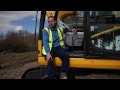 komatsu hb215lc hybrid excavator behind the levers interview