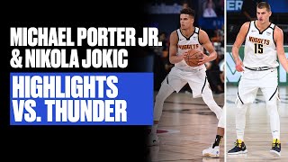 Young Nuggets Showed Out vs. Thunder | MPJ & Jokic Highlights