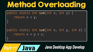 Java Method Overloading | Java Methods | Java Method Parameters | Java Recursion in Hindi