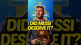 How Messi won the Ballon d’Or! 🏆