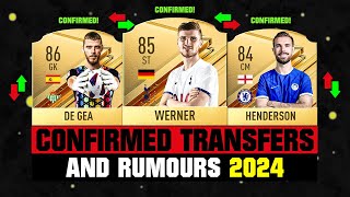 FIFA 24 | NEW CONFIRMED TRANSFERS & RUMOURS! 🤪🔥 ft. Werner, De Gea, Henderson... etc