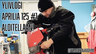 YliVlogi | Aprilia 125 #1 | Aloitellaan!