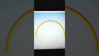 here's beautiful rainbow design by python #art #viral #python #python programming #python turtle