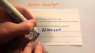 Reverse Percentages - Corbettmaths