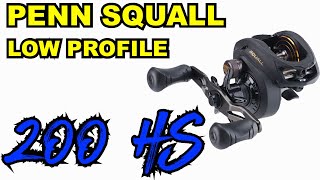 Penn SQL200LPHS Squall Low Profile Reel Review | J\u0026H Tackle