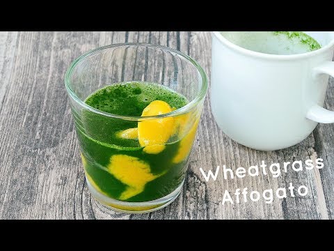 Wheatgrass Affogato Wheatgrass Affogato