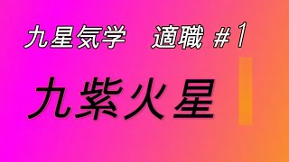 【九紫火星】適職#1≪九星気学・占い≫