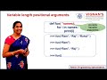 variable length Arguments in Python