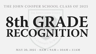 8th Grade Recognition Ceremony - Class of 2025 | The John Cooper School