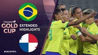 Brazil vs. Panama: Extended Highlights | CONCACAF W Gold Cup I CBS Sports