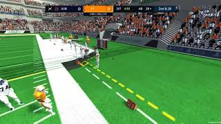 Axis football 2018 beta 1.0 gameplay NCAA mod Vols vs Tigers.