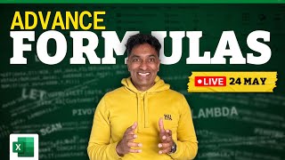 Learn Advance Excel Formulas in an Hour - FREE Masterclass