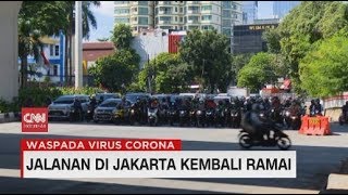 Jalanan di Jakarta Kembali Ramai