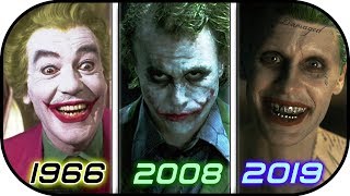 EVOLUTION of JOKER in Movies TV (1966-2019) History of The Joker 2019 / Suicide Squad 2 2019 trailer