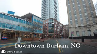 Driving through Trendy Downtown Durham and Duke University