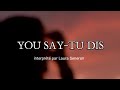 YOU SAY - TU DIS  version française chanté par Laura Seneron #EGLISEMLK