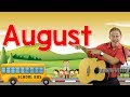 August | Back To School Song | Calendar Song For Kids | Jack Hartmann