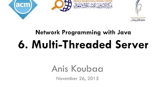 [Java Workshop Series] Java Network Programming : Multi-Threaded Server