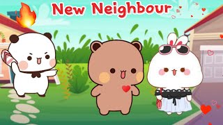 Bubu Caught Dudu FLIRTING 😱  with New NEIGHBOUR | Now what will Bubu Do? |Peach Goma| |Bubu Dudu|