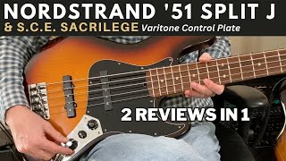 Nordstrand 51 Split J Pickups and Short Circuit Electronics Sacrilege Varitone Control Plate Review