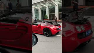 Bugatti Chiron 😈|| The Red Beast On The Road #shorts #viral #cars