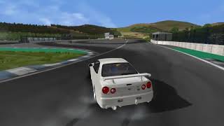 rFactor Nissan Skyline GT R R34 RB26DETT 420hp Drift Kiss The Wall