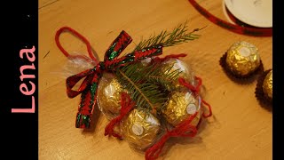 𝗞𝗿𝗲𝗮𝘁𝗶v𝗲 𝗧𝗶𝗽𝗽𝘀 v𝗼𝗻 𝗟𝗲𝗻𝗮 💫 DIY Ferrero Rocher Weihnachtlicher Kranz - Ferrero Rocher Christmas wreath