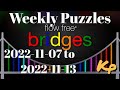 Flow Free Bridges - Weekly Puzzles - Donuts Challenge - 2022-11-07 to 13 - November 7th to 13th 2022